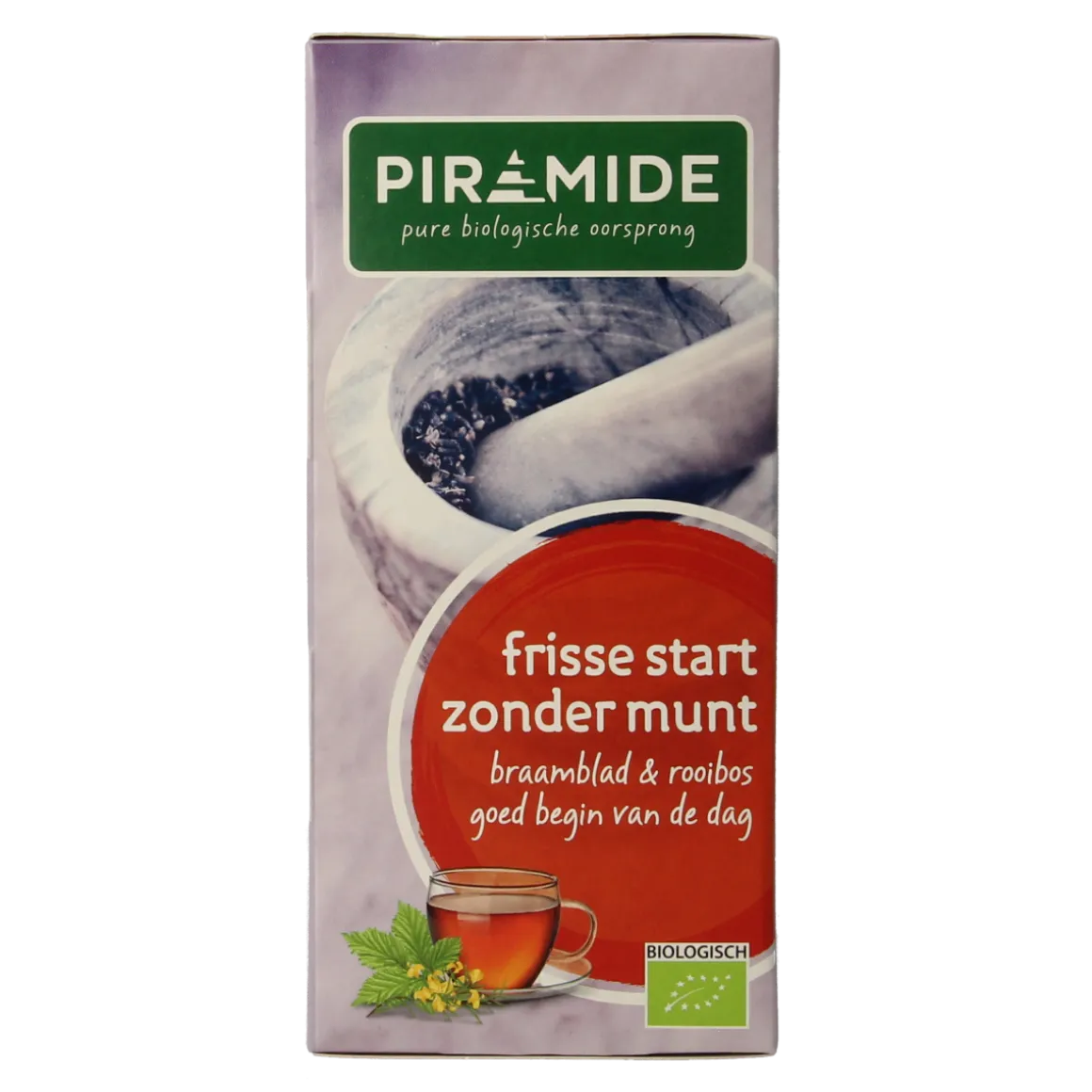 Piramide Frisse start zonder munt thee bio