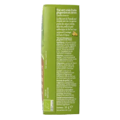Piramide Groene thee met gember en citroen bio