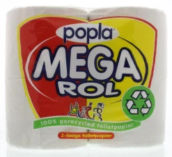 Popla Toiletpapier megarol 400 vel