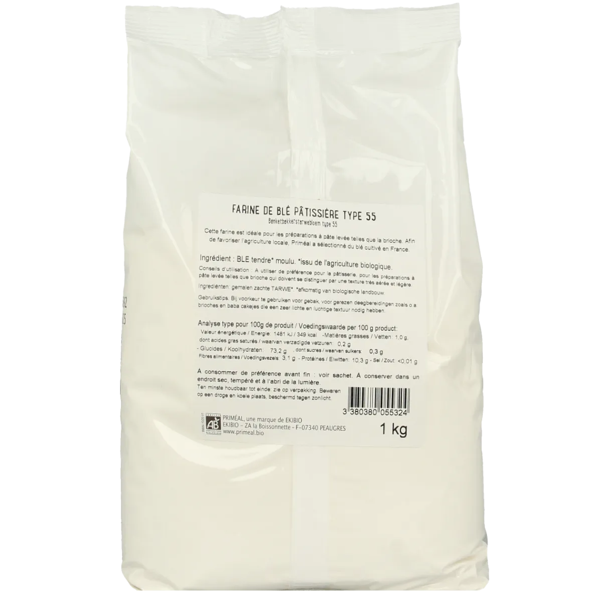 Best Primeal Banketbakkers tarwebloem T55 bio