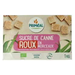 Primeal Bruine rietsuiker klontjes bio