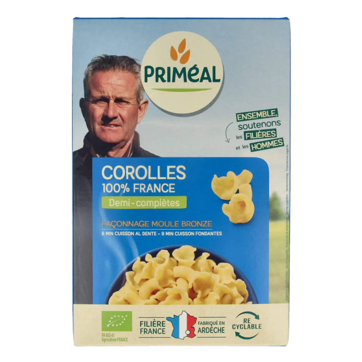 Primeal Corolle halfvolkoren pasta bio