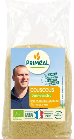 Outlet Primeal Couscous half volkoren bio