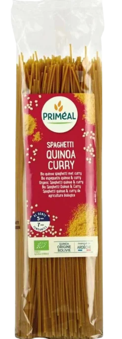 Primeal Organic spaghetti tarwe quinoa curry bio