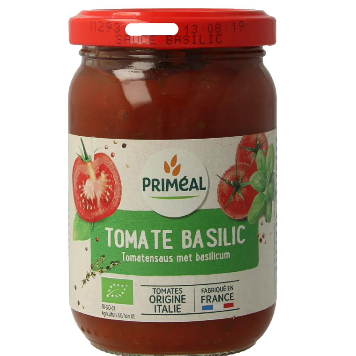 Primeal Pastasaus tomaten basilicum bio