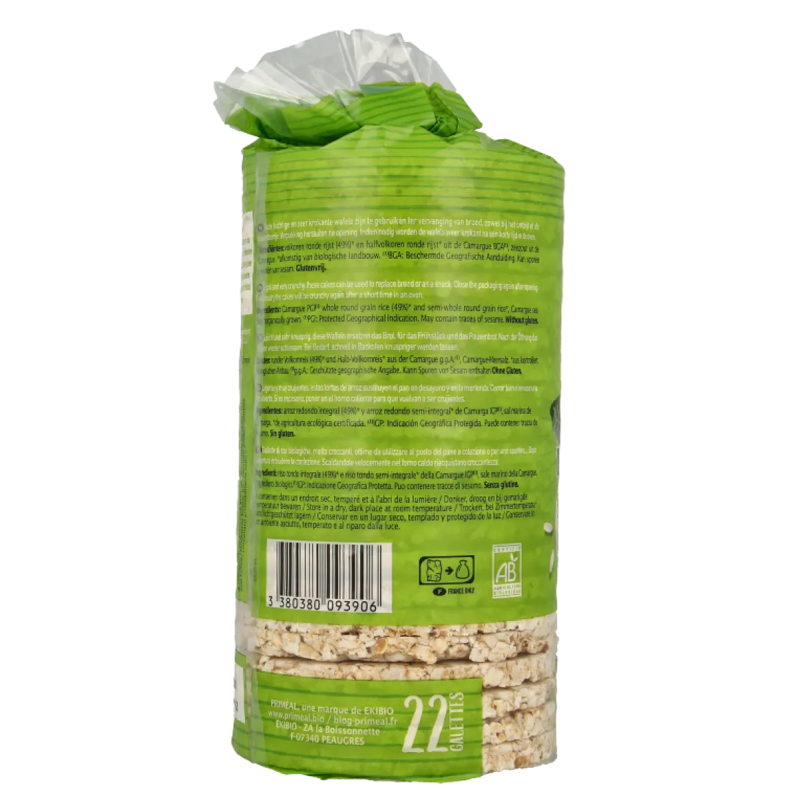 Primeal Rijstwafels extra dun Camargue bio