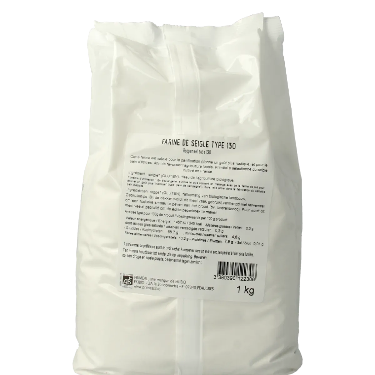 Clearance Primeal Roggemeel type 130 bio