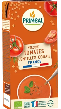 Primeal Soep tomaat rode linzen bio