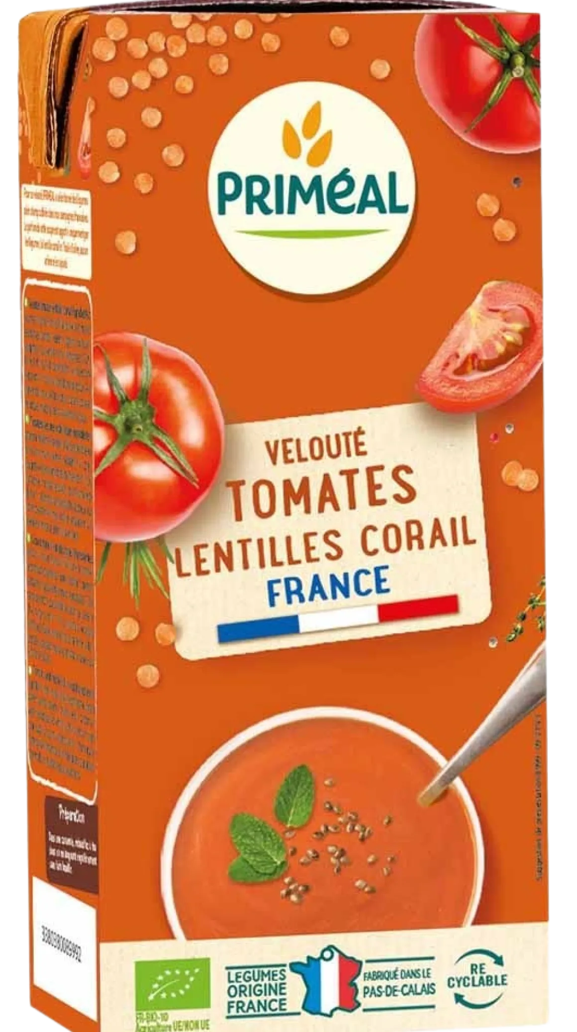 Primeal Soep tomaat rode linzen bio