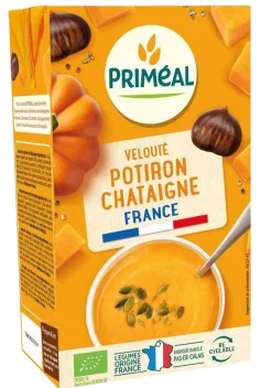 Primeal Veloute gebonden soep pompoen kastanje bio