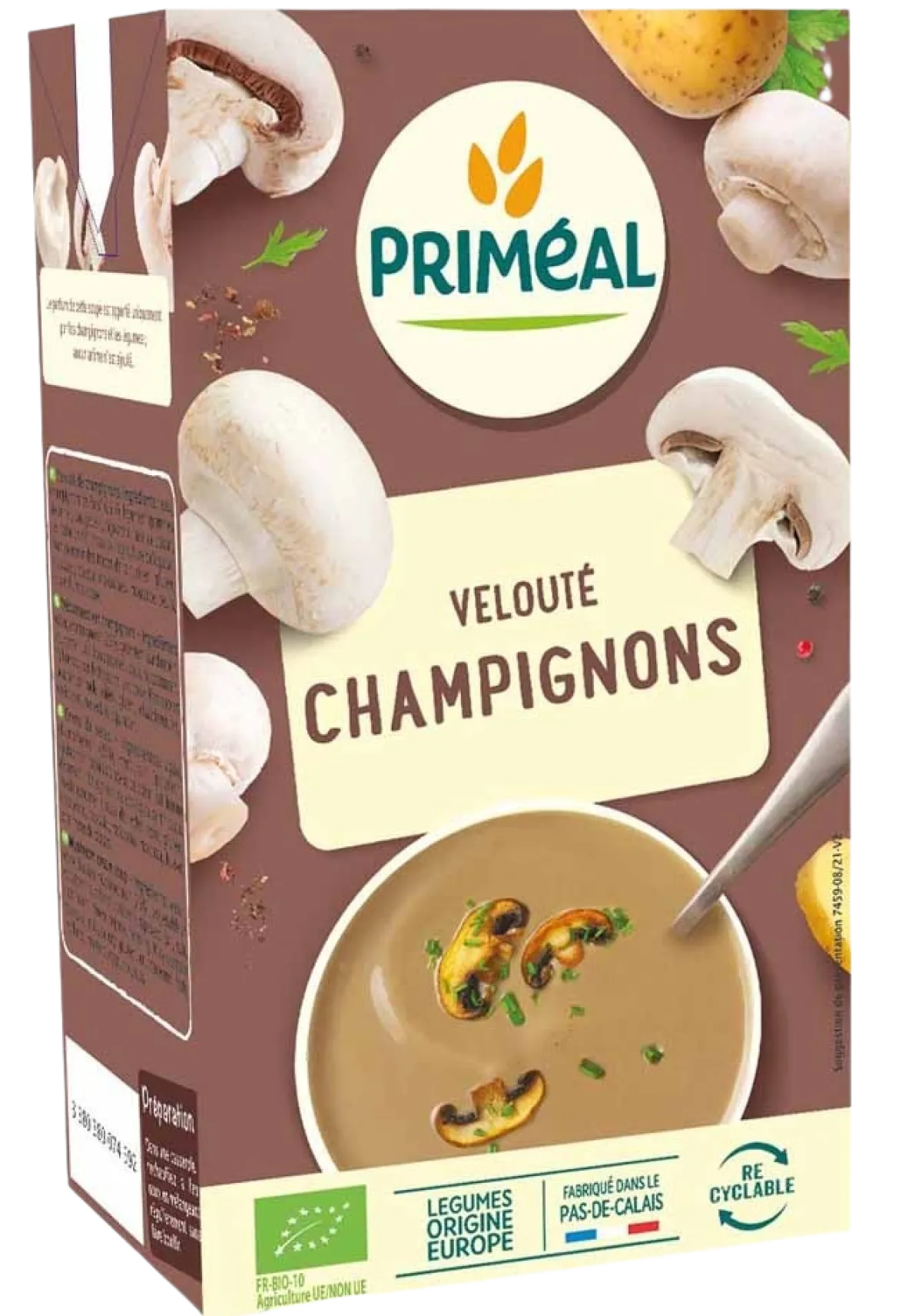 Hot Primeal Veloute gebonden soep champignons bio