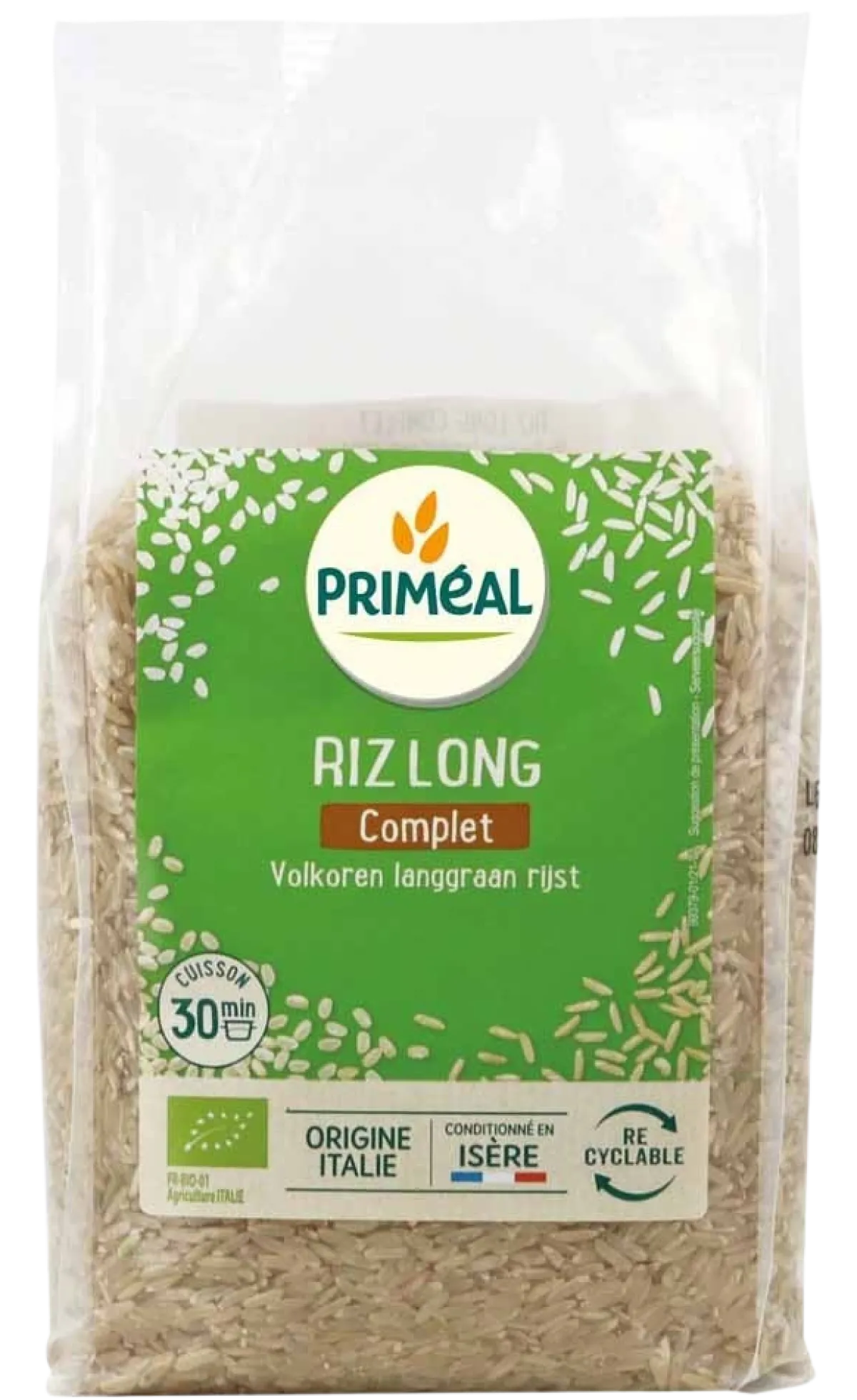 Primeal Volkoren langgraan rijst bio