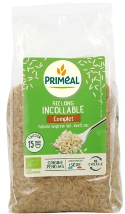 New Primeal Volkoren langgraan rijst voorgekookt bio