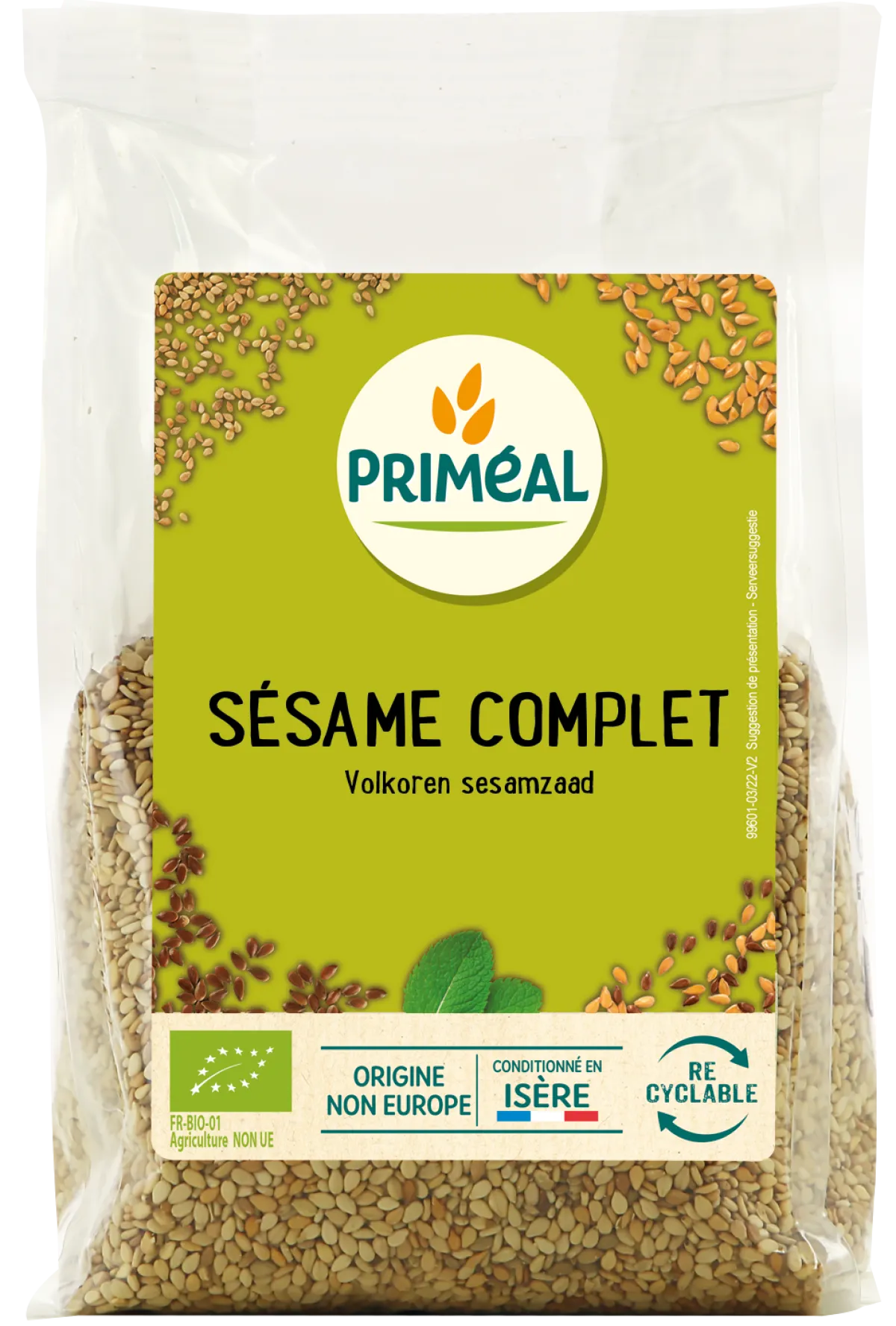 Hot Primeal Volkoren sesamzaad bio