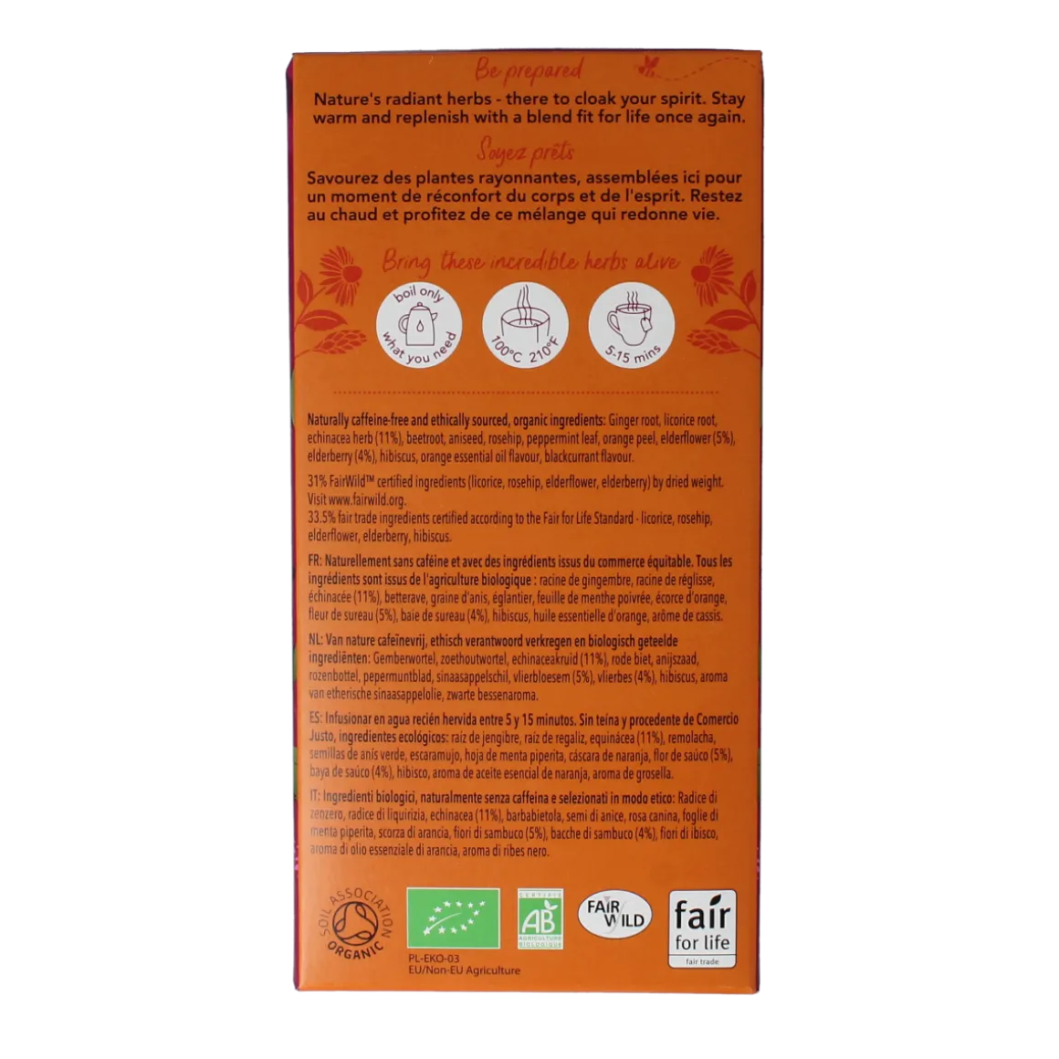 Pukka Elderberry & echinacea bio