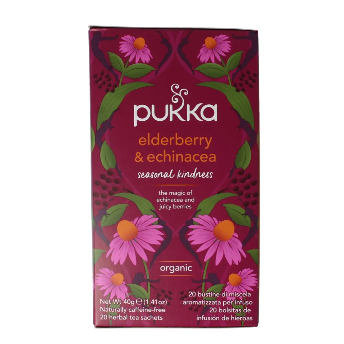 Pukka Elderberry & echinacea bio