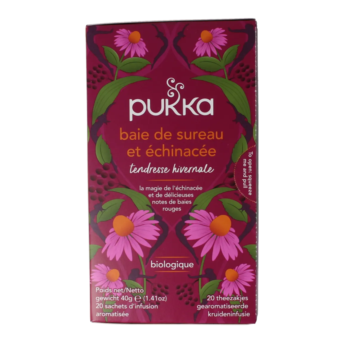 Pukka Elderberry & echinacea bio