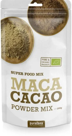 Hot Purasana Maca & cacao poedermix vegan bio