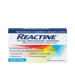 Clearance Reactine Anti cetrizine dihydrochloride 10mg