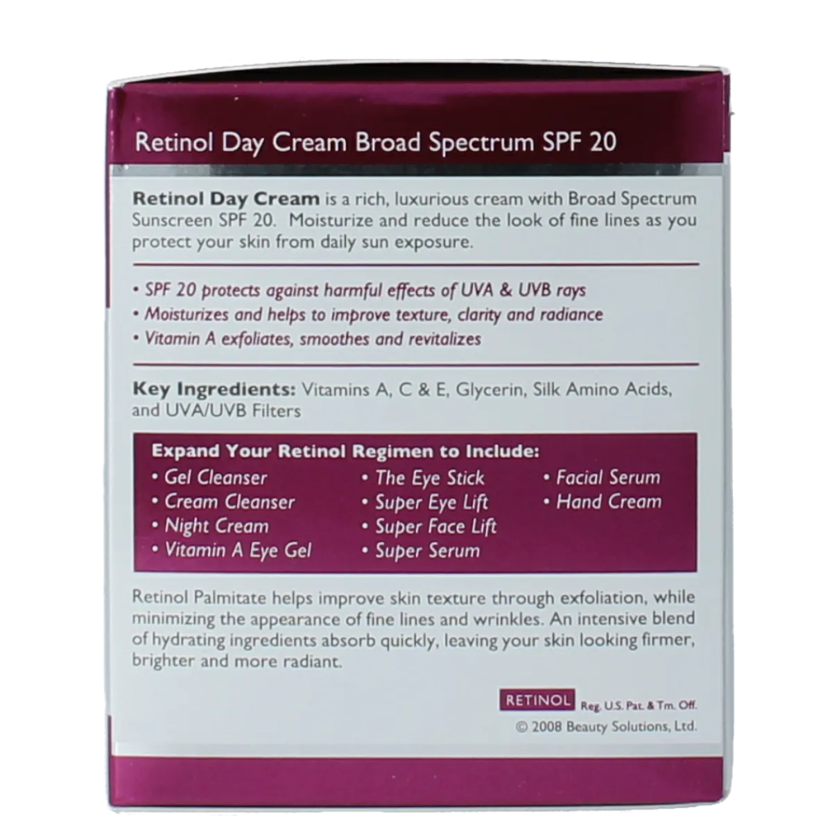 Sale Retinol Day cream SPF20