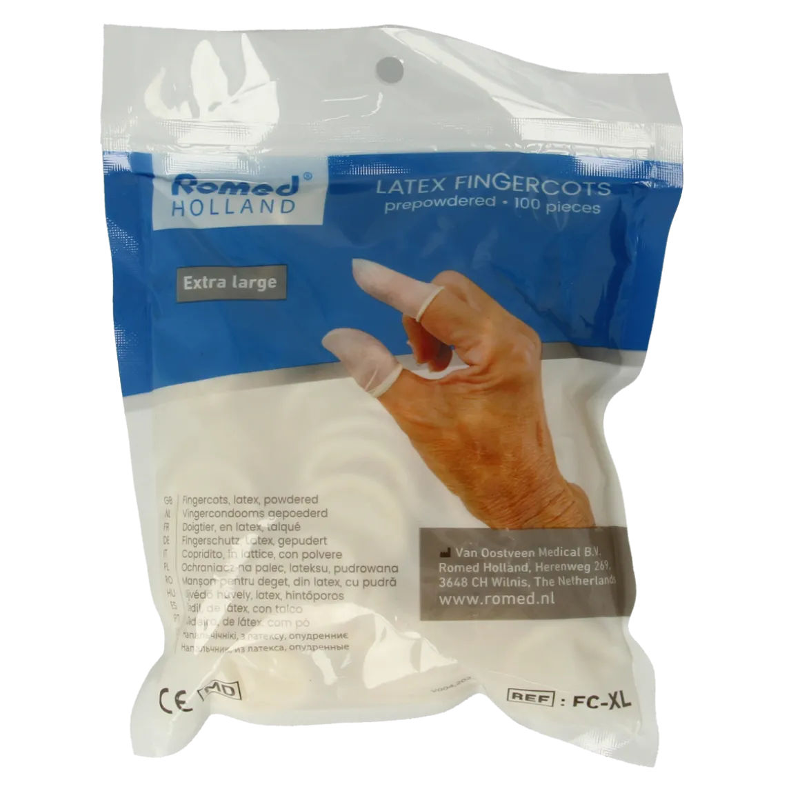 Romed Vingercondooms latex XL