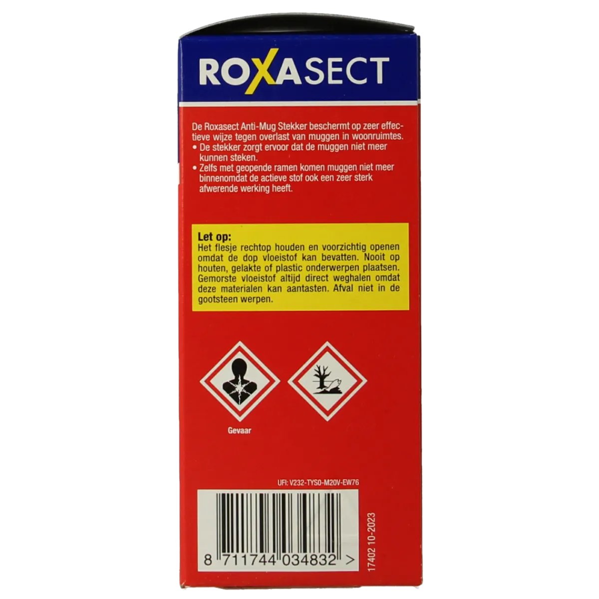 New Roxasect Stekker tegen muggen op basis van prallethrin