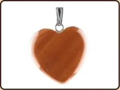Sale Ruben Robijn Hanger hart 20mm jaspis