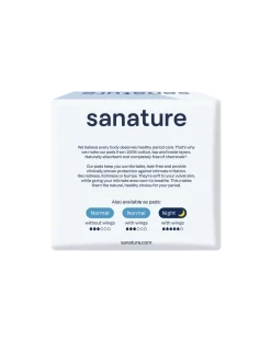 Sanature Maandverband super 100% katoen