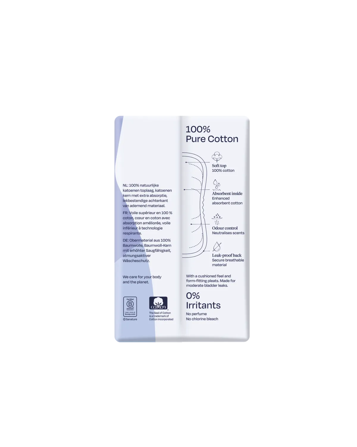 Hot Sanature Pro vivo incontinentie normaal katoen