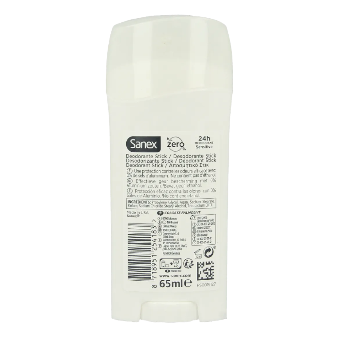 Sanex Deodorant stick zero % sensitive