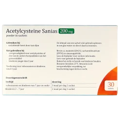 Clearance Sanias Acetylcysteine 200mg