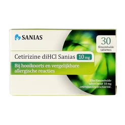 Sanias Cetirizine diHCl 10 mg