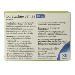 Hot Sanias Loratadine 10mg