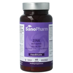 Best SanoPharm Zink 15mg & koper 1mg