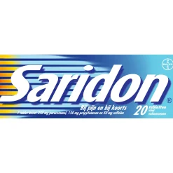 Online Saridon Pijnstillend en koortsverlagend
