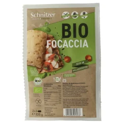 New Schnitzer Focaccia 4 stuks glutenvrij bio