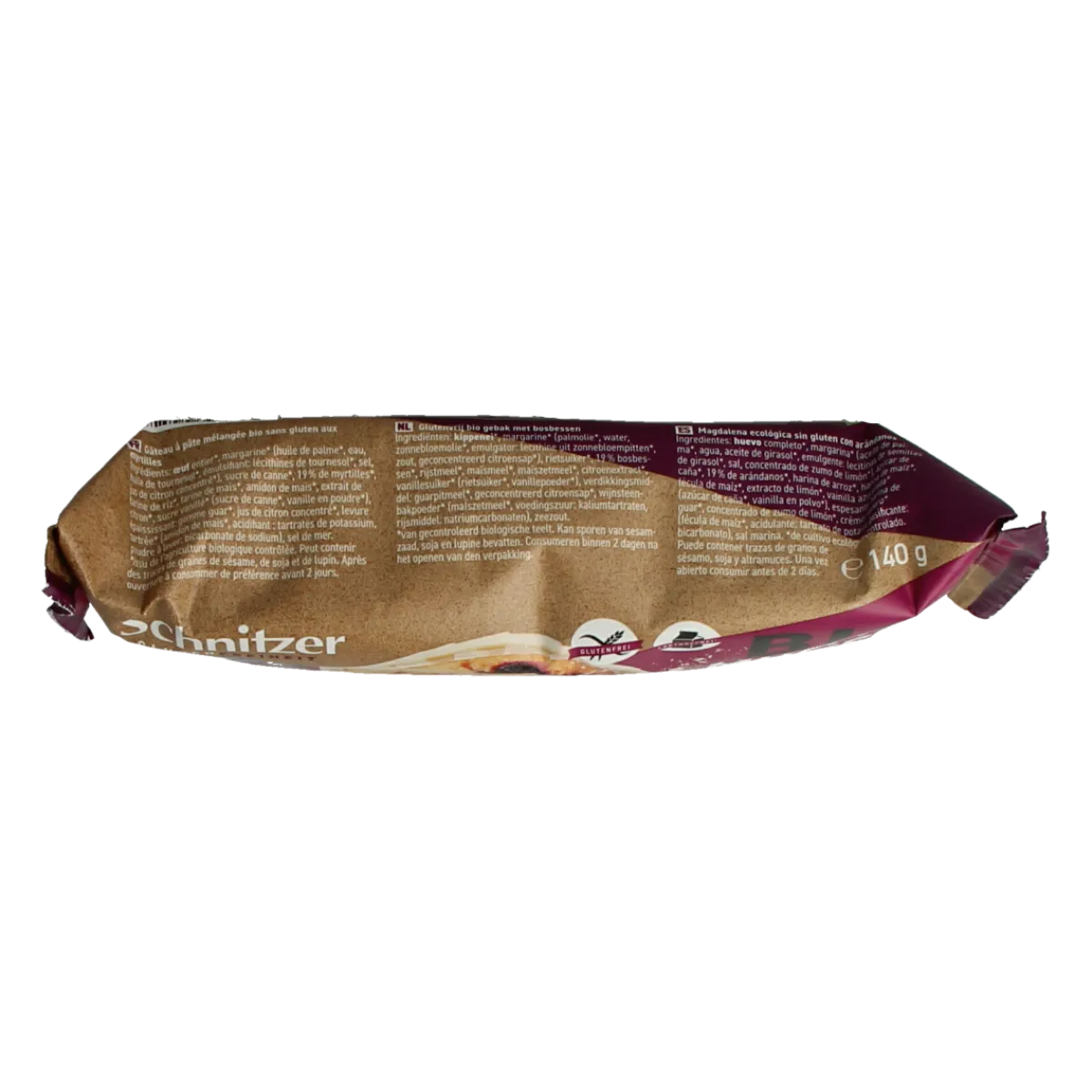 New Schnitzer Muffin bosbessen glutenvrij bio
