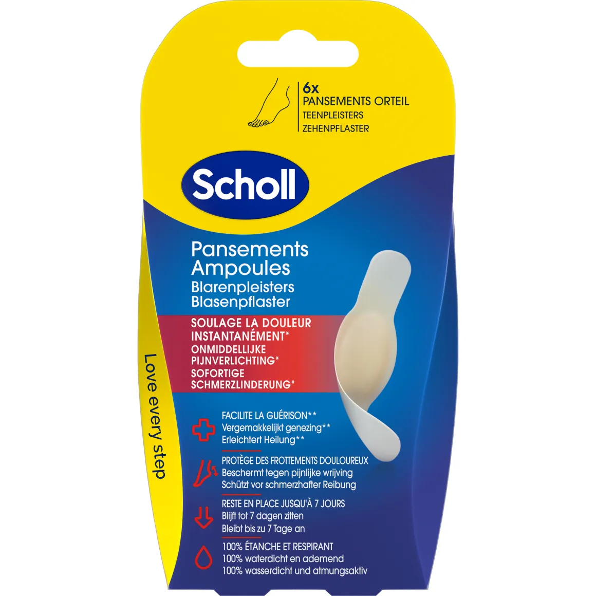 Scholl Blarenpleister tenen