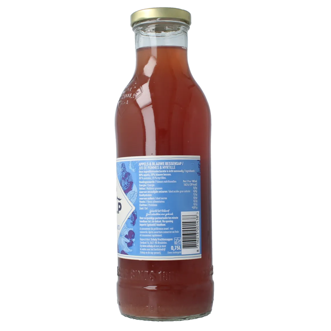 Schulp Appel & blauwe bessensap