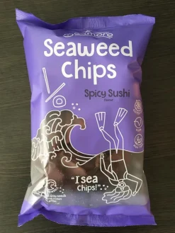 Seamore Zeewier tortilla chips spicy sushi