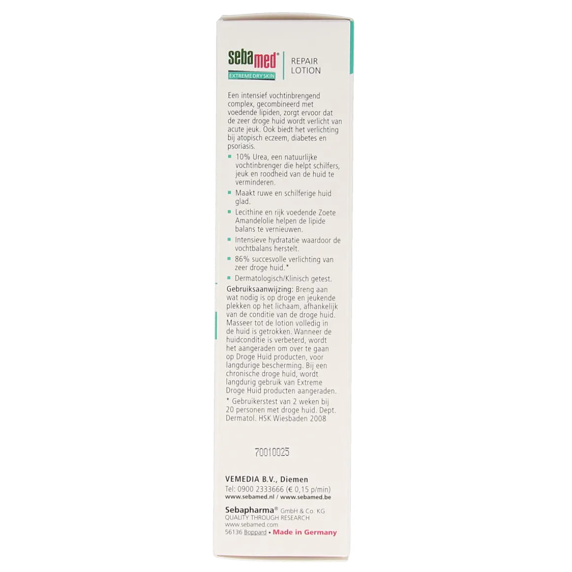 Sebamed Extreme dry urea repair lotion 10%