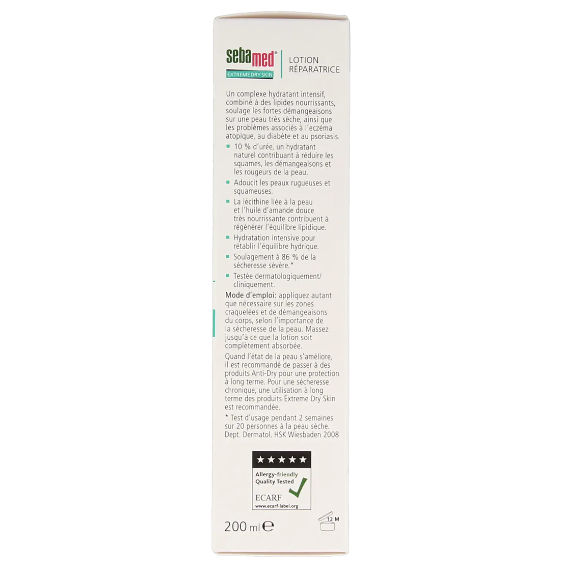 Sebamed Extreme dry urea repair lotion 10%