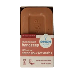 Seepje Hand en lichaamszeep vetiver cederhout