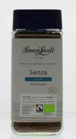 Clearance Simon Levelt Cafe organico senza decaf instant bio