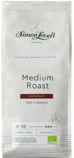 Clearance Simon Levelt Espresso medium roast bonen bio