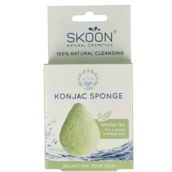 Skoon Konjac spons green tea bio