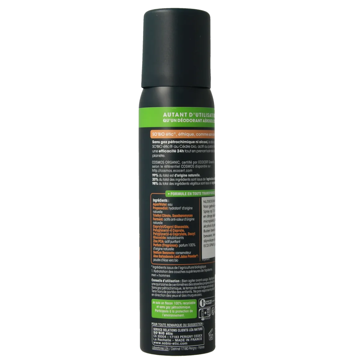 So Bio Etic For men deospray ceder