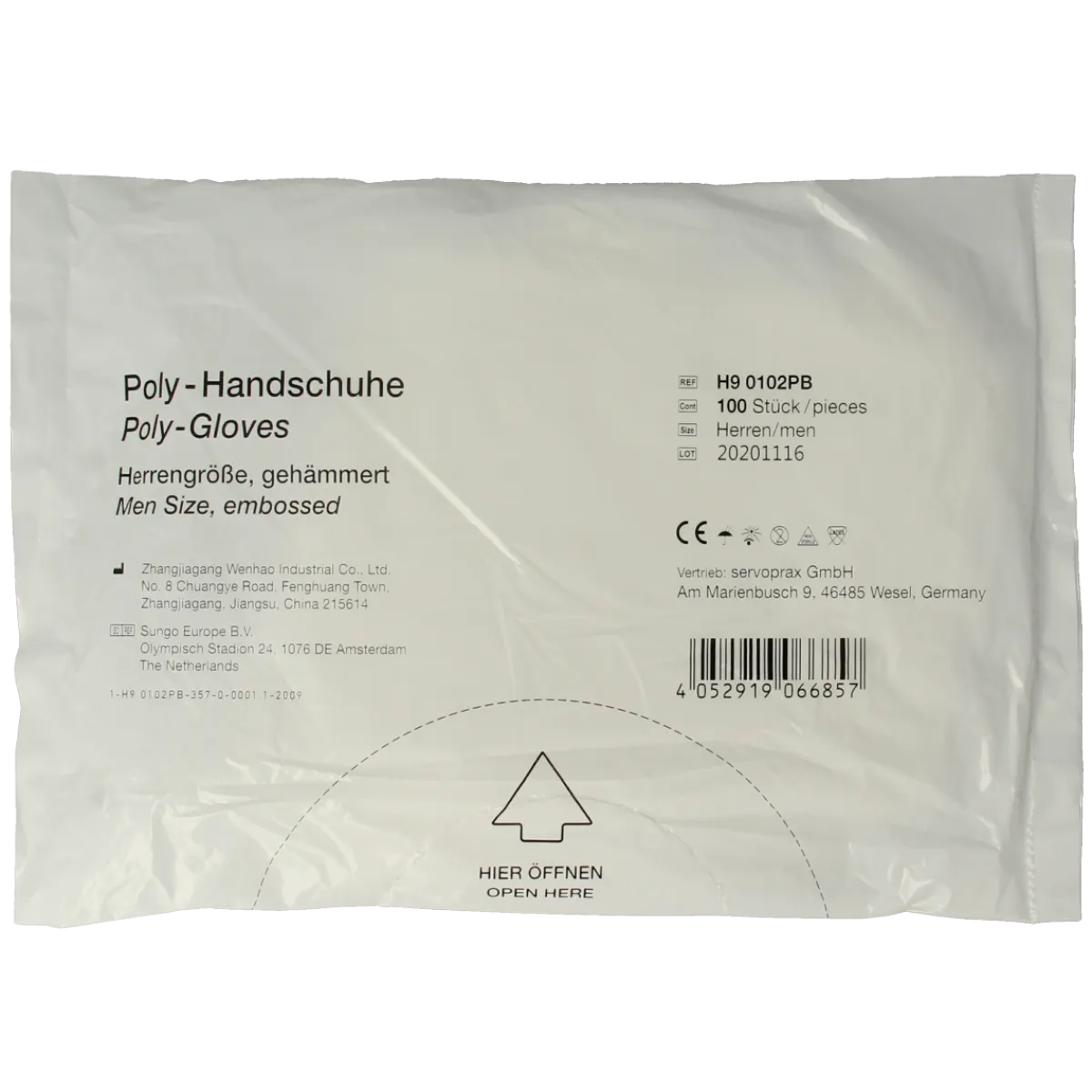 Best Softhand Onderzoekshandschoen soft polyester heren