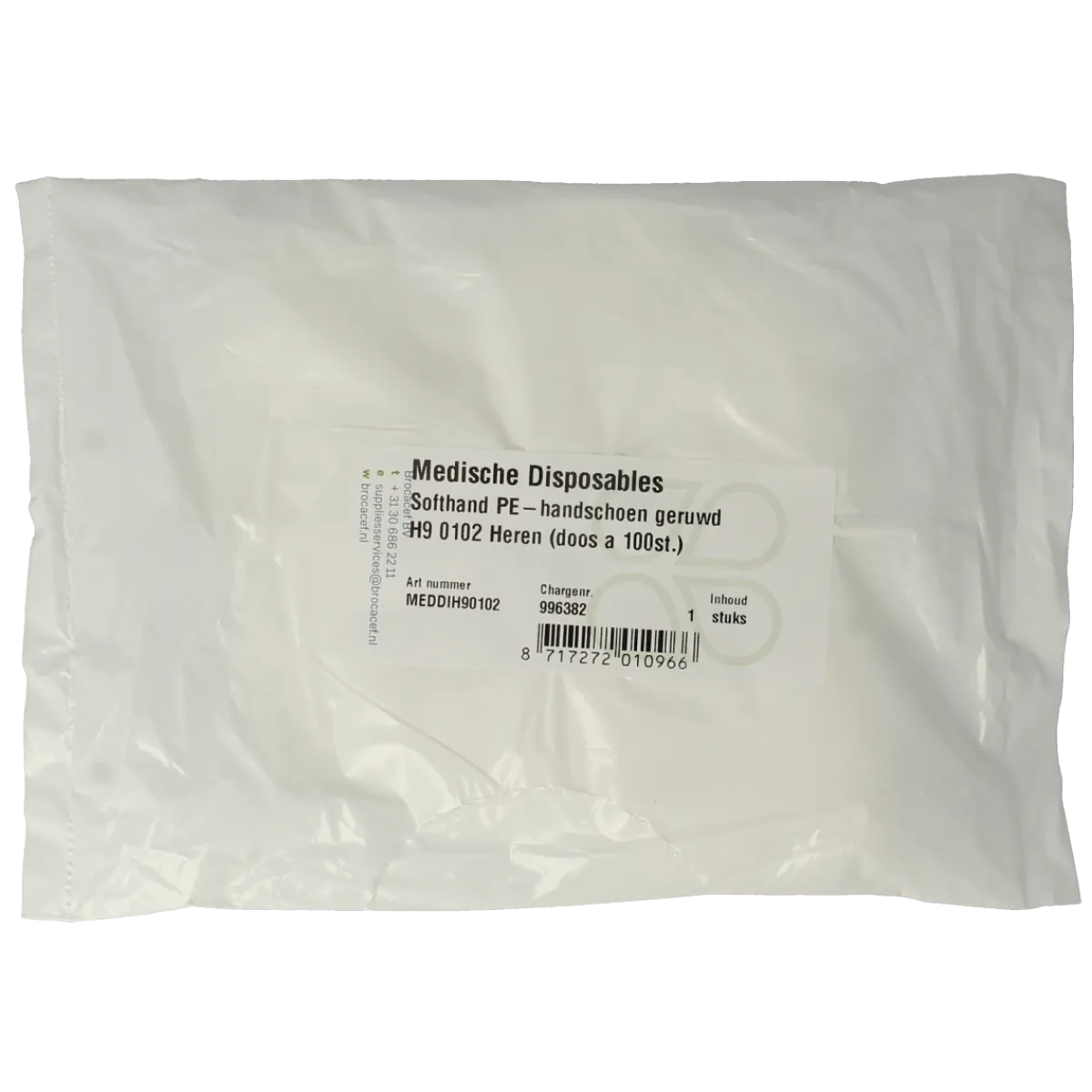 Best Softhand Onderzoekshandschoen soft polyester heren