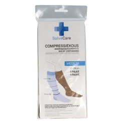 Solvacare Compressiekous beige M 23 - 26 cm
